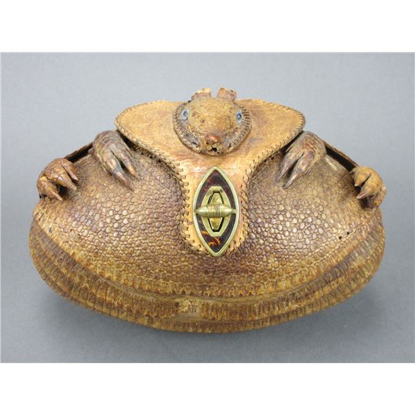 Armadillo Purse- 8"H X 11"L X 7"D