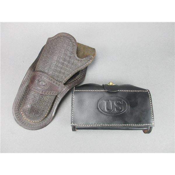 New US Cartridge Case- Stamped Mohan Manitou Springs Co Holster