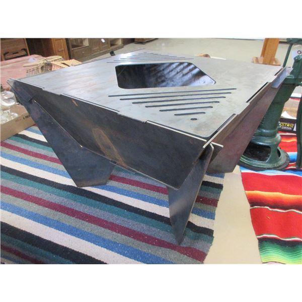 Metal Take Down Fire Pit- 16"H X 22" Square