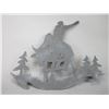 Image 1 : Metal Plasma Cut Bucking Bull Scene