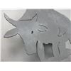 Image 2 : Metal Plasma Cut Bucking Bull Scene