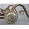 Image 2 : Unmarked Dotted Silver Bit- S Shank- Ported Mouth With Copper Rings- Slobber Bar- Rein Chain Swivels
