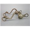 Image 4 : Unmarked Dotted Silver Bit- S Shank- Ported Mouth With Copper Rings- Slobber Bar- Rein Chain Swivels