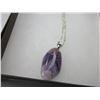 Image 3 : 4 Necklaces- Jasper- Agate- 2 Amethyst