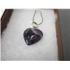 Image 4 : 4 Necklaces- Jasper- Agate- 2 Amethyst