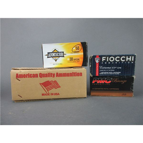 390 Rounds Of Assorted .38 Spec Ammo