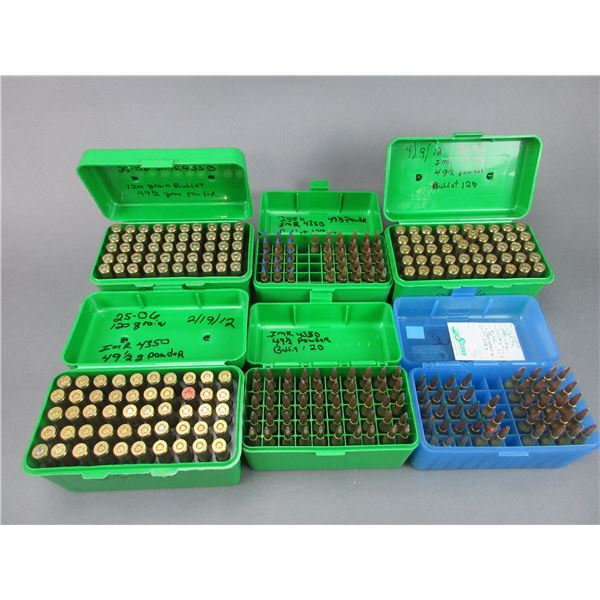 284 Rounds Of Reloaded .25-06 Ammo