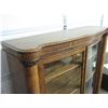 Image 2 : Antique Quarter Sawn Oak Display Cabinet- Double Glass Doors- Key- Immaculate- 59"W X 53"W X 16"D