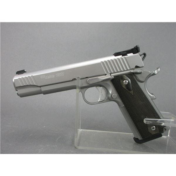 Sig Sauer Model 1911 Semi-Automatic Stainless Pistol- .40- 5" Barrel- New Condition- #548118870