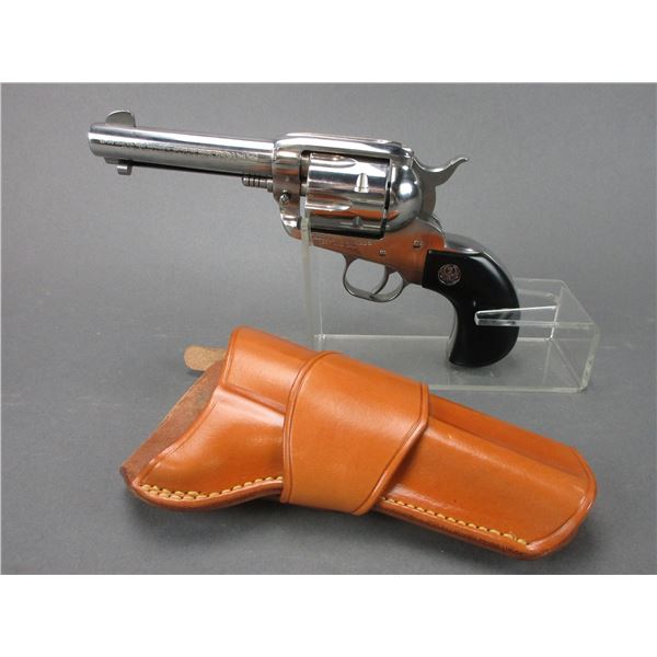 Ruger Vaquero Stainless Revolver- .357 Mag- 4.75" Barrel- Galco Holster- New Condition- #58-93982