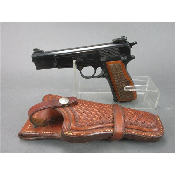 Browning Hi Power Semi-Automatic Pistol- 9MM- 4.5" Barrel- DOM 1977- Holster- Very Good Condition- #