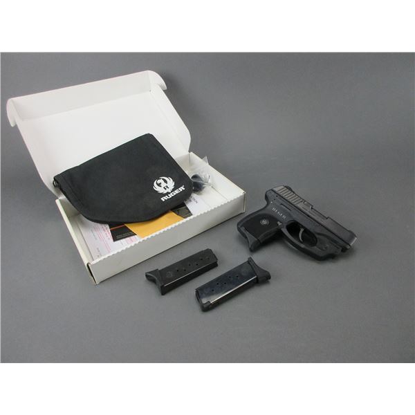 Ruger Model LC9 Semi-Automatic Pistol- 9MM- 3" Barrel- Laser Max Red Dot Sight- 2 Extra Mags- Soft C