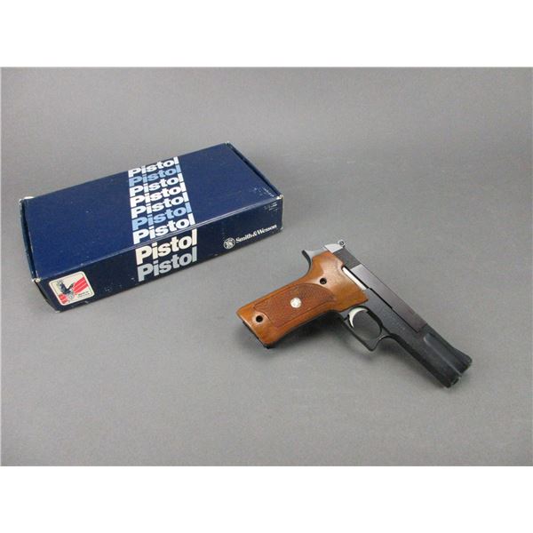 Smith And Wesson Model 422 Semi-Automatic Pistol- 22 LR- 4" Barrel- 2 Extra Mags- Box- Manual- Check