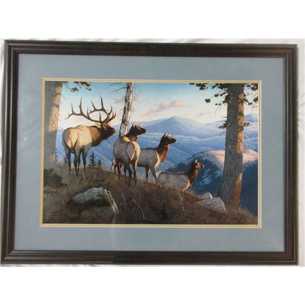 Tom Mansanarez Signed And Numbered Print- 357/950- 32.5" X 24.5"