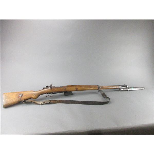 Turkish Mauser Model 98 Bolt Action Rifle- 8MM- 29" Barrel- Elevator Sights- Sling- Bayonet With She
