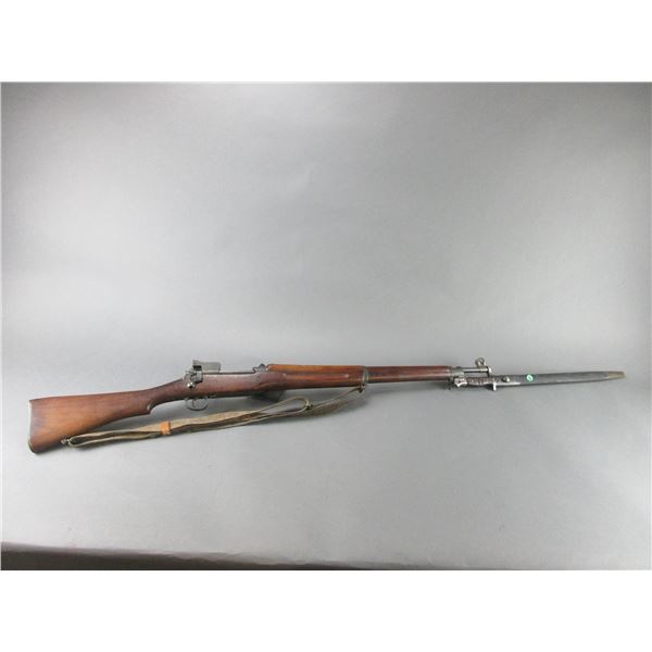 Winchester Model 1917 Bolt Action Rifle- .30-06- 25.5" Barrel- Sling- Pop Up Sights- Bayonet With Sh