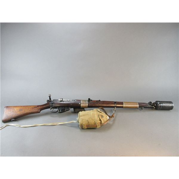 Inoperable Enfield Model 303  Grenade Launcher With Launcher And Canteen- 26  Barrel- Elevator Sight