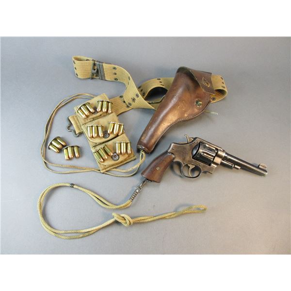 Smith And Wesson Revolver- .45- 5.5" Barrel- Holster- Lanyard- Decent Condition- #28016