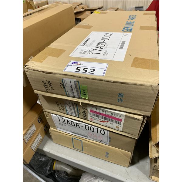 4 BOXES OF GENUINE SUBARU #90821FF022NN GRILL HOOD F ASSEMBLY VEHICLE PARTS