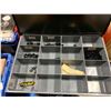 Image 2 : WURTH 4 TRAY METAL HARDWARE STORAGE BIN WITH ASSORTED PRO-BOLT HARDWARE
