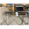 Image 2 : 2 METAL FOLDING COMMERCIAL ULTRA PRO 60625 DRYING RACKS & BOX OF ELASTIC TIE CABLES