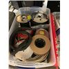 Image 2 : PLASTIC BIN OF ASSORTED SUBARU / RALLY CAR VEHICLE ELECTRICAL PARTS ( BIN INCLUDED )