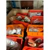 Image 2 : BOX OF ASSORTED PLASTIC PARTS BINS WITH SMALL GENUINE SUBARU PARTS, HARDWARE, PLUGS & GASKETS