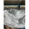 Image 2 : SHELF OF ASSORTED FABRIC / CANVAS CAR COVERS ( BINS INCLUDED )