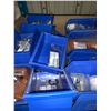 Image 2 : BOX OF ASSORTED PLASTIC PARTS BINS WITH SMALL GENUINE SUBARU PARTS, HARDWARE, PLUGS & GASKETS