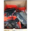 Image 2 : BOX OF ASSORTED PLASTIC PARTS BINS WITH SMALL GENUINE SUBARU PARTS, HARDWARE, PLUGS & GASKETS