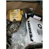 Image 2 : BOX OF ASSORTED RALLY CAR VEHICLE PARTS