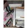 Image 2 : PLASTIC BIN OF ASSORTED RALLY VEHICLE ELECTRICAL COMPONENTS ( BIN INCLUDED )