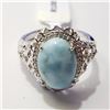 Image 1 : JP892-134 SILVER TURQUOISE RING