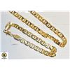 Image 1 : MENS GOLD PLATED CHAIN & BRACELET SET