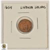 Image 1 : 1654AD ANCIENT LIVONIA SOLIPUS COIN