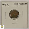 Image 1 : 1600AD ANCIENT INDIA NAWANGAR COIN