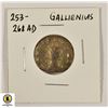 Image 1 : 253-268AD ANCIENT ROMAN GALLIENIUS COIN