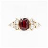 Image 1 : 14K YELLOW GOLD 2.02CT BURMA RUBY RING SIZE 6.5