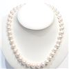 Image 1 : S257-9 SILVER FRESH WATER PEARL NECKLACE