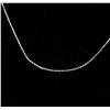 Image 2 : 10K WHITE GOLD 17" DAINTY (THINNER) LONG CHAIN