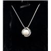 Image 1 : 925 SILVER FRESHWATER PEARL HEART NECKLACE