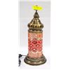 Image 1 : TURKISH GLASS BEAD LAMP