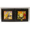 Image 1 : SET OF 2 - FLOWERS IN POT ORNATE BLACK FRAMED