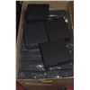 Image 1 : LARGE BOX FILLED WITH NEW BLACK JEWELRY BOXES