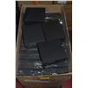 Image 1 : LARGE BOX FILLED WITH NEW BLACK JEWELRY BOXES