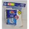 Image 1 : CREW WHITE SOCKS, SIZE 6-12, 6 PACK