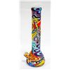 Image 1 : NEW SILICONE 14" TALL GRAFFITI STYLE BEAKER BONG