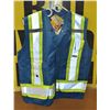 HI-VIZ SURVEYOR SAFTY VEST,BLUE,2XL