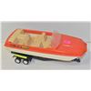 Image 1 : UNCLAIMED VINTAGE TONKA BOAT WITH TRAILER