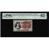 Image 1 : 1863 Fourth Issue 10 Cents Fractional Currency Note Fr.1257 PMG Ch. Uncirculated 63EPQ